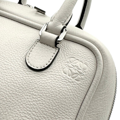 LOEWE LOEWE Amazona 75 Amazona 75 Bag, Tote bag, Shoulder bag, Leather, White, White, Silver hardware, Handbag, 2way