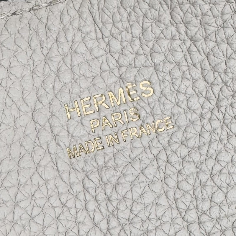 HERMES HERMES Double sens 28 Double sens 28 Tote bag Toryon Clemence Blue Electric Beton Blue Light Gray Bicolor Blue Reversible