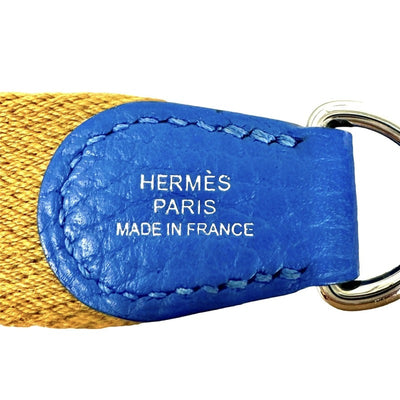 HERMES 爱马仕 Evelyne tpm amazon Evelyne TPM Evelyne TPM Evelyne TPM 袋肩袋Torillon Clemence Blue Jellyge蓝色银色金属配件