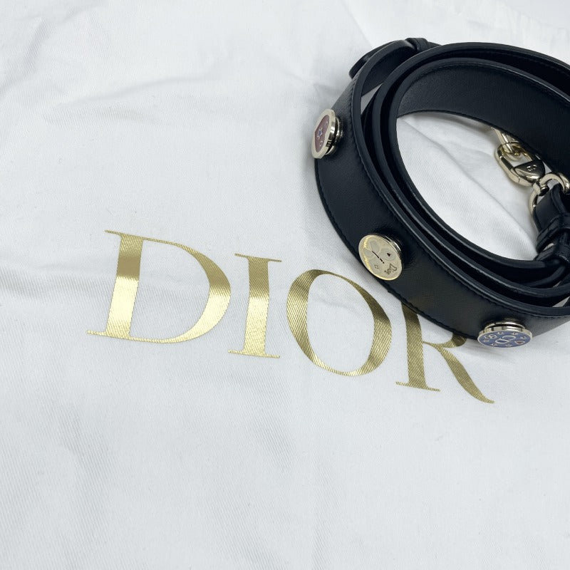 クリスチャンディオール CHRISTIAN DIOR レディディオール スモール LADY DIOR MY ABCDIOR スモールバッグ MYABC カナージュバッグ バッグ トートバッグ ショルダーバッグ ラムスキン ブラック 黒 ゴールド金具