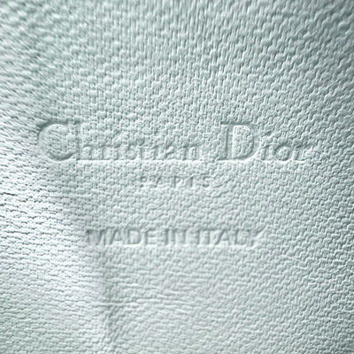 CHRISTIAN DIOR CHRISTIAN DIOR LADY DIOR Micro bag Lady dior Cannage Bag, Tote bag, Shoulder bag, Leather, Light blue, Light blue hardware