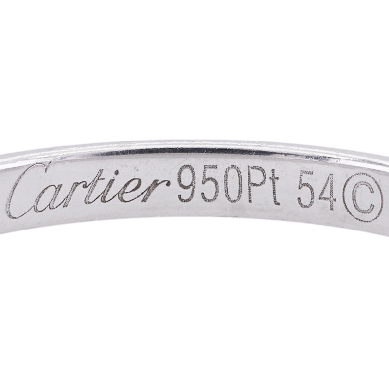 カルティエ Cartier 1895ウェディングリング 1895 WEDDING BAND リング 指輪 Pt950 シルバー 結婚指輪 プラチナ ペアリング