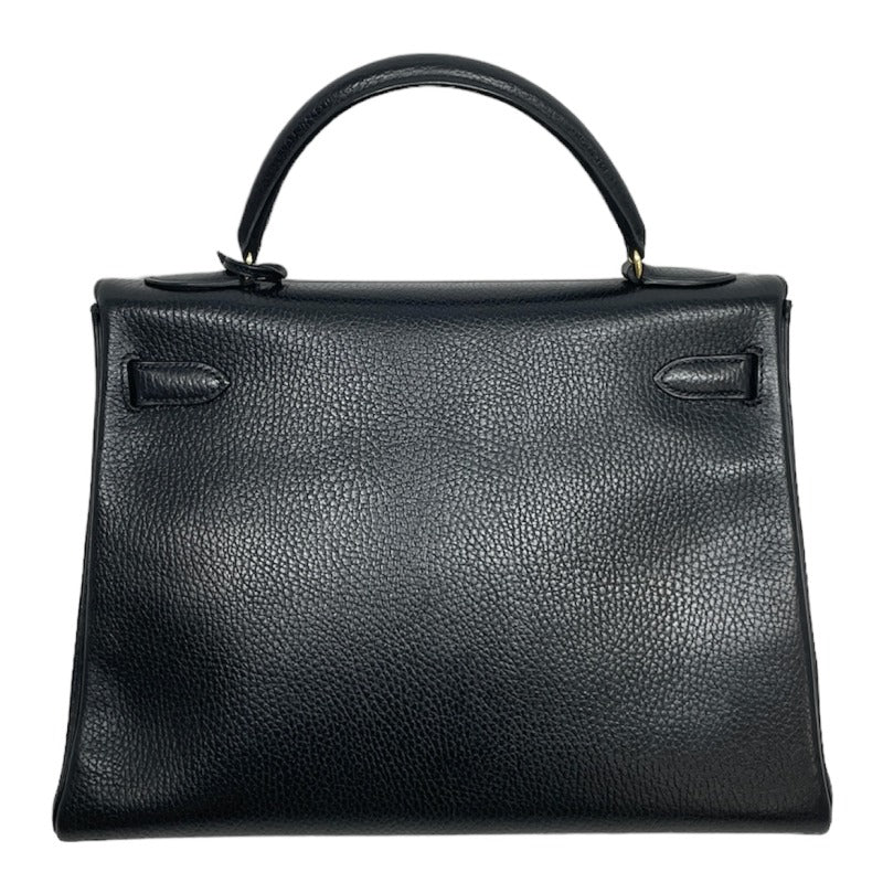 HERMES 헤르메스 Kelly 32 Kelly 32 가방, 토트 백, 숄더백, 아르 데네스, 느와르, 검은 색, 금 피팅