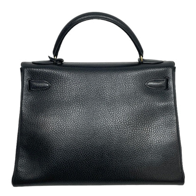 HERMES HERMES Kelly 32 Kelly 32 Bag, Tote Bag, Shoulder Bag, Ardennes, Noir, Black, Gold Fittings