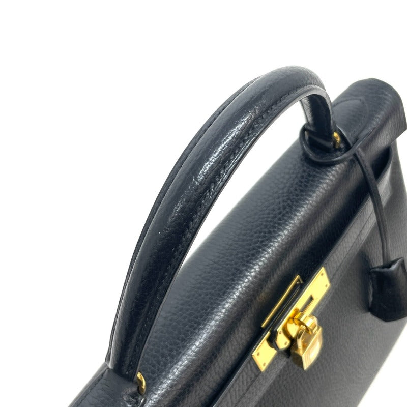 HERMES HERMES Kelly 32 Kelly 32 Bag, Tote Bag, Shoulder Bag, Ardennes, Noir, Black, Gold Fittings