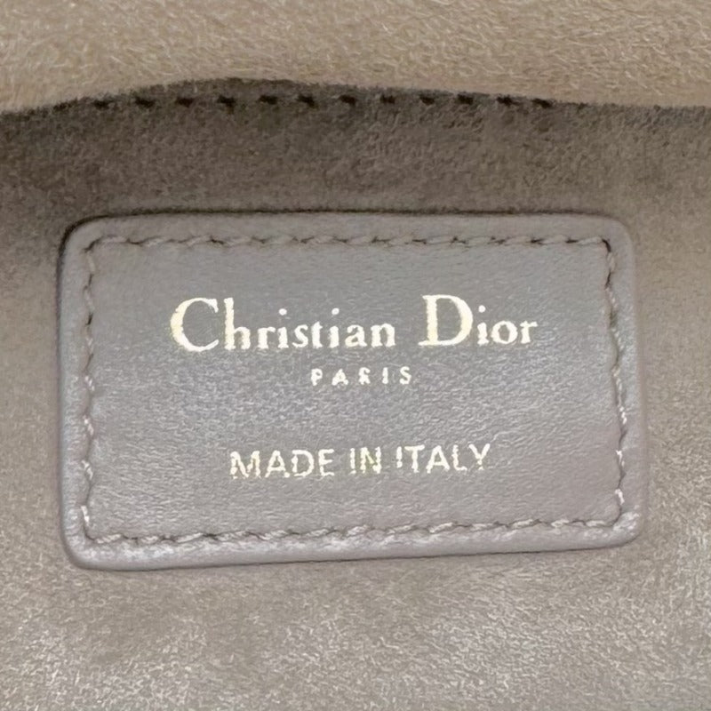 CHRISTIAN DIOR 克里斯蒂安·迪奥（Christian Dior） Lady dior LADY DIOR Medium bag Cannage 袋，手提袋，肩膀袋，羊皮，格雷格，金硬件，手袋