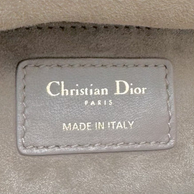 CHRISTIAN DIOR CHRISTIAN DIOR Lady dior LADY DIOR Medium bag Cannage Bag, tote bag, shoulder bag, lambskin, greige, gold hardware, handbag