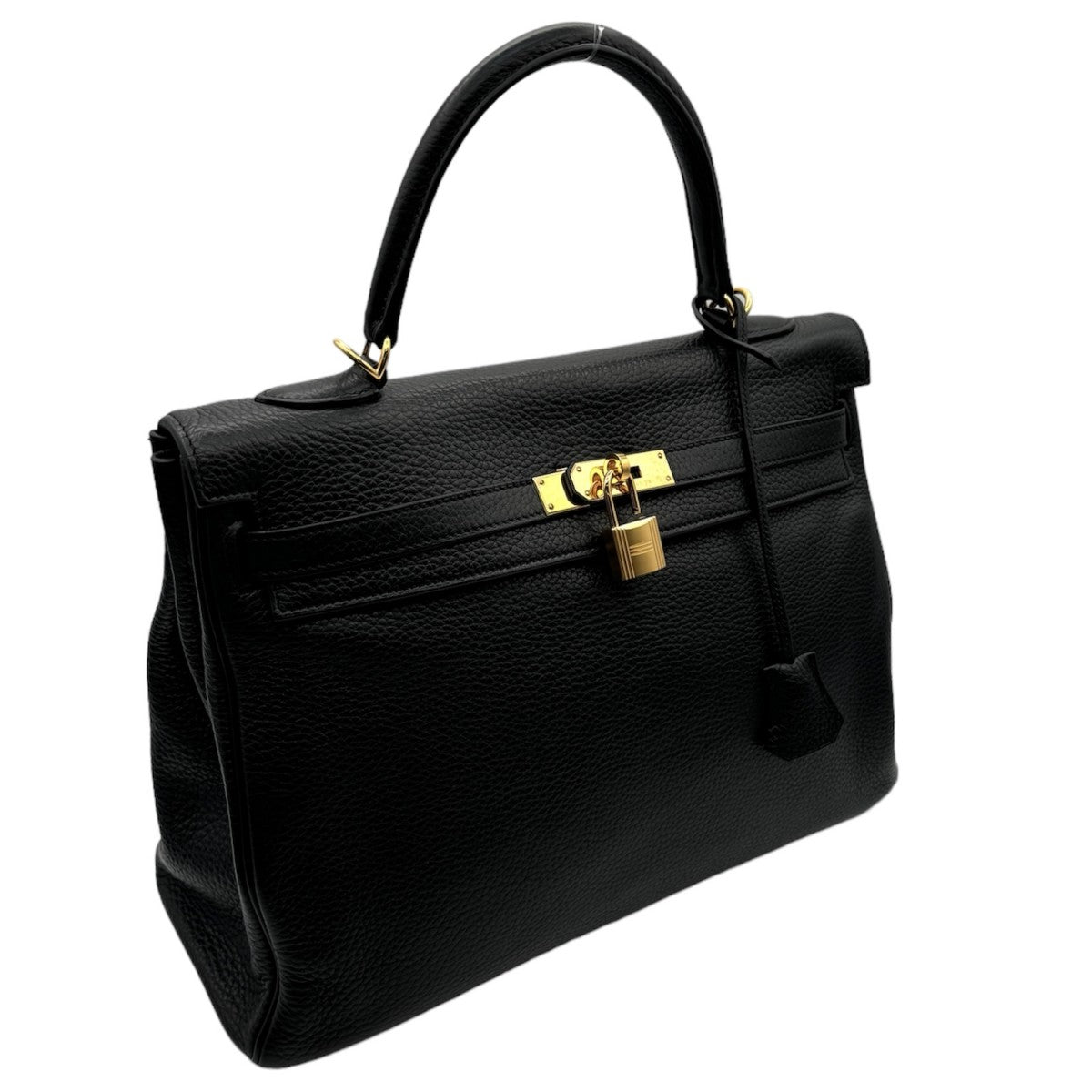 HERMES HERMES Kelly 35 Kelly 35 Bag, Tote Bag, Shoulder Bag, Togo, Noir, Black, Gold Fittings