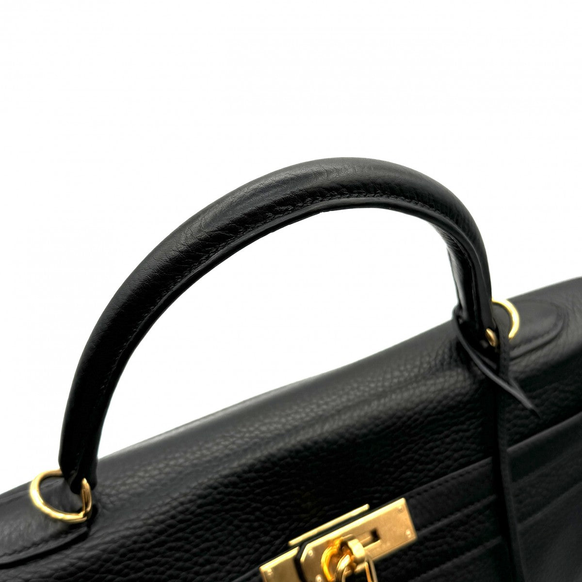 HERMES HERMES Kelly 35 Kelly 35 Bag, Tote Bag, Shoulder Bag, Togo, Noir, Black, Gold Fittings