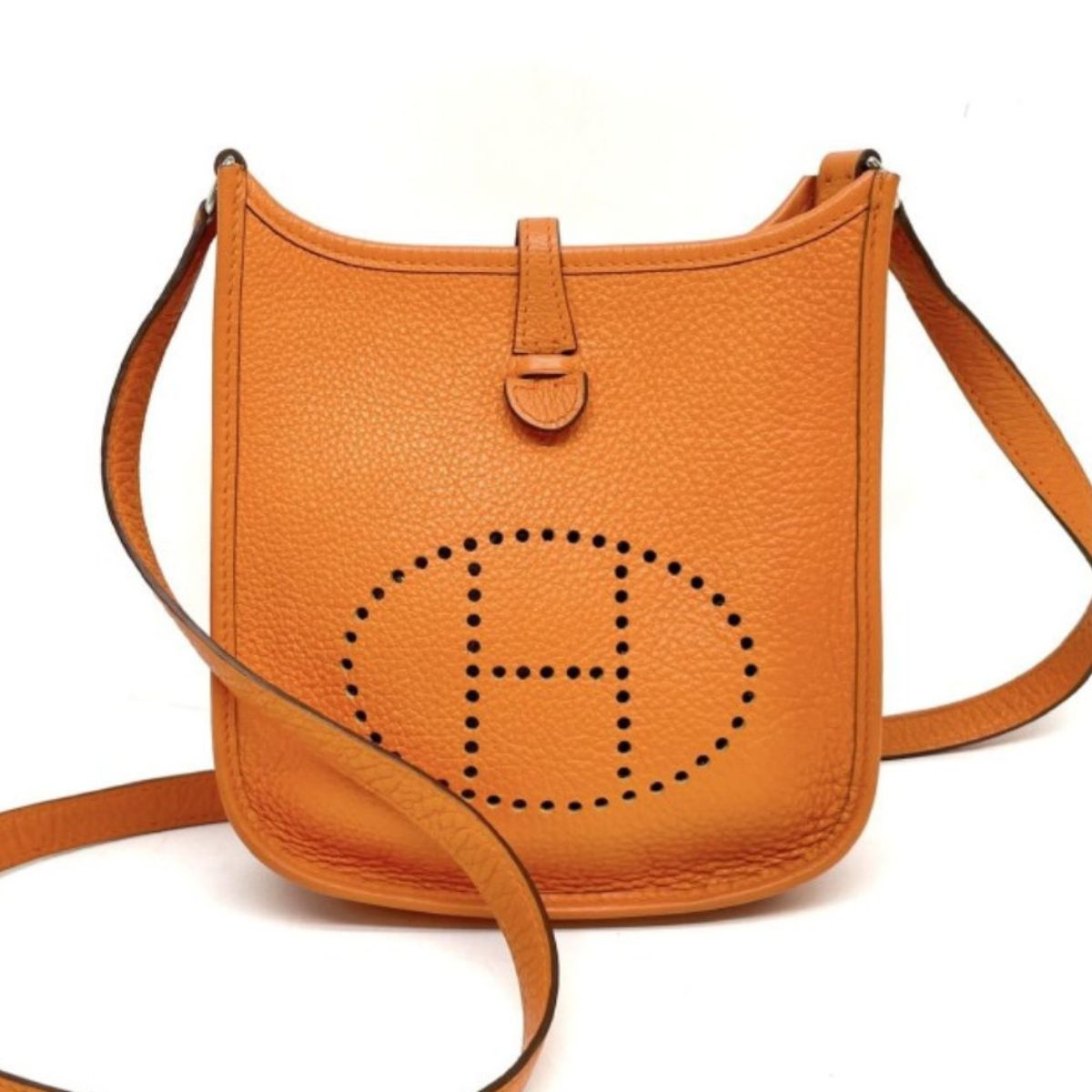 エルメス HERMES エブリンTPM エブリン TPM エヴリンTPM トリヨンクレマンス オレンジ オレンジ シルバー金具