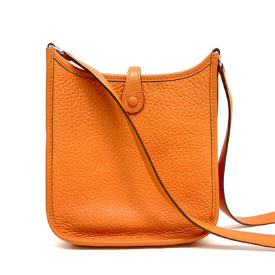 HERMES HERMES Evelyne TPM Evelyne TPM Evelyne TPM Torillon Clemence orange orange silver hardware