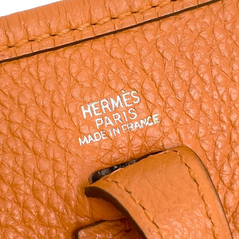 HERMES HERMES Evelyne TPM Evelyne TPM Evelyne TPM Torillon Clemence orange orange silver hardware