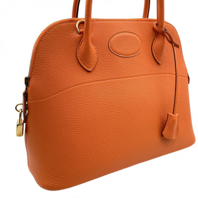 HERMES HERMES Bolide 31 Bolide 31 Bag, Tote Bag, Shoulder Bag, Togo, Orange, Gold Fittings