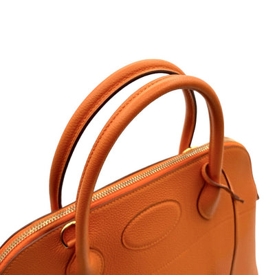 HERMES HERMES Bolide 31 Bolide 31 Bag, Tote Bag, Shoulder Bag, Togo, Orange, Gold Fittings