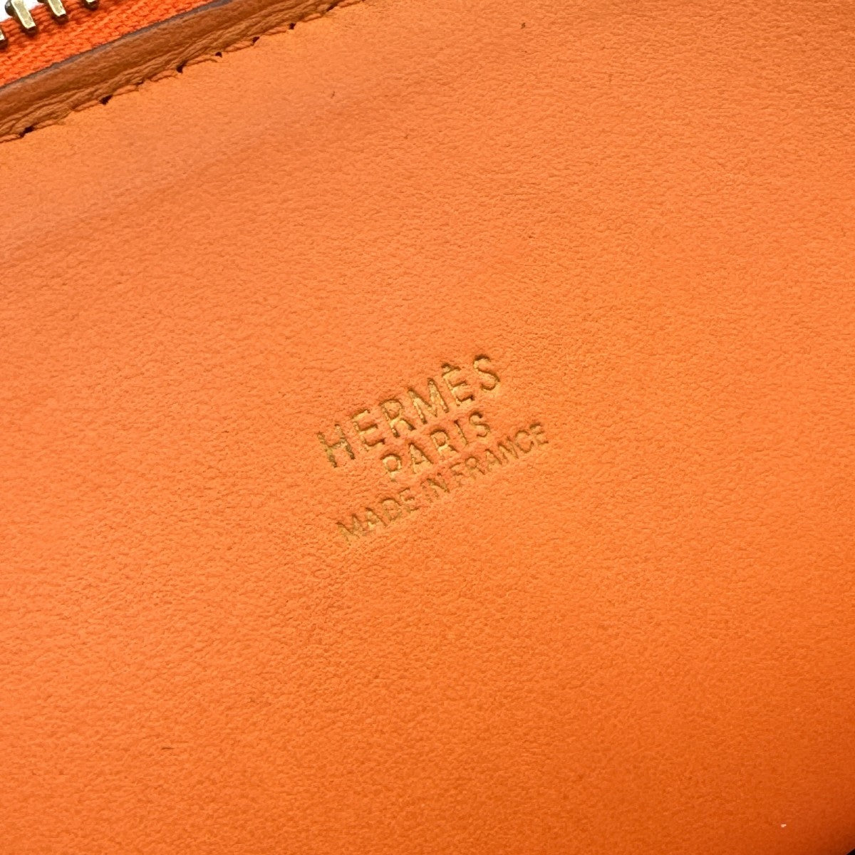 エルメス HERMES ボリード31 ボリード 31 バッグ トートバッグ ショルダーバッグ トゴ オレンジ ゴールド金具