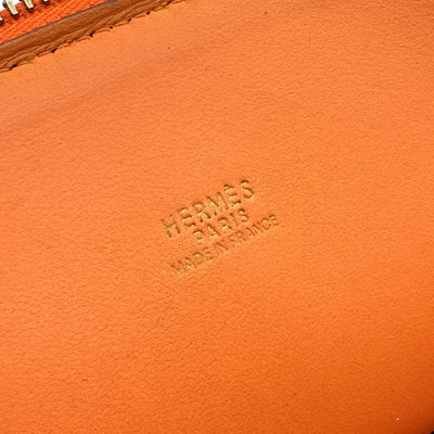 エルメス HERMES ボリード31 ボリード 31 バッグ トートバッグ ショルダーバッグ トゴ オレンジ ゴールド金具