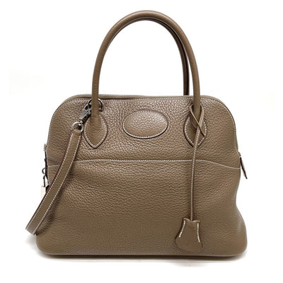 HERMES HERMES Bolide 31 Bolide 31 Bag, Tote Bag, Shoulder Bag, Torillon Clemence, Etoup, Grey, Greige, Gold Fittings