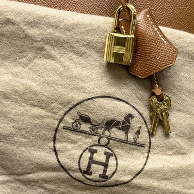 エルメス HERMES ボリード45 ボリード 45 バッグ トートバッグ クシュベル ゴールド ブラウン 茶 ゴールド金具