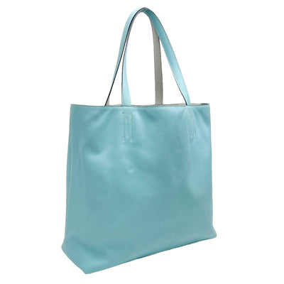 HERMES HERMES Double sens 36 Double sens 36 Double sens 36 Bag Tote Bag Swift Corver Pearl Grey Blue Ator Blue Grey Blue Vo Swift