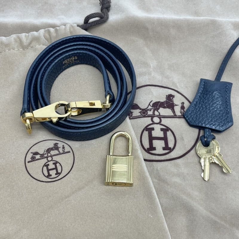 エルメス HERMES ボリード31 ボリード 31 アルデンヌ ブルーインディゴ 