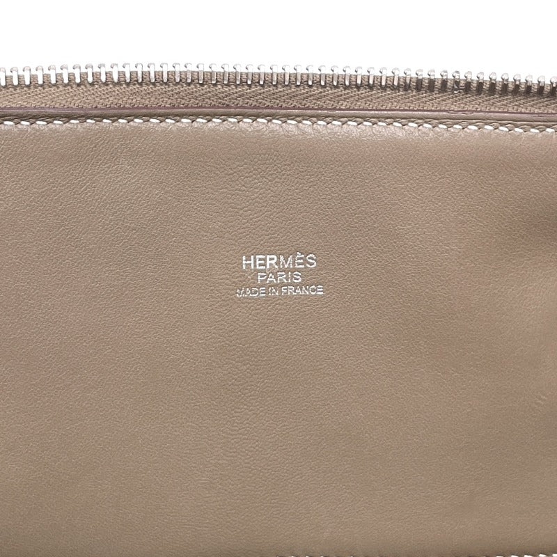 HERMES HERMES Bolide 35 Bolide 35 Bag, Tote bag, Shoulder bag, Torillon Clemence, Etoup, Beige, Greige, Silver hardware