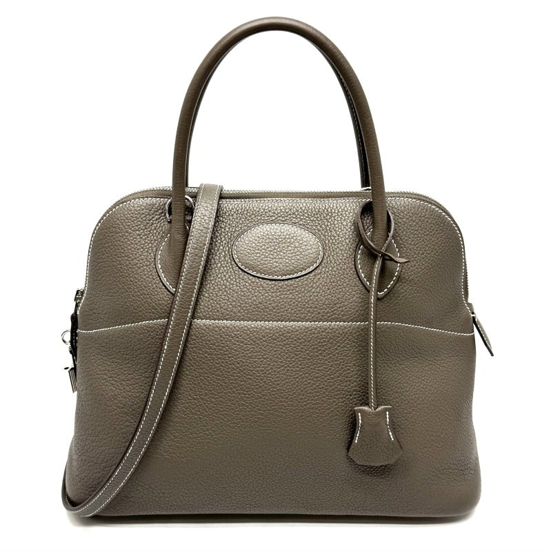 稀少✨エルメス ボリード31 ブラウン ⬜︎A刻印　クシュベル　ツイリー付き♡ 稀少✨エルメス ボリード31 ブラウン ⬜︎A刻印 クシュベル ツイリー