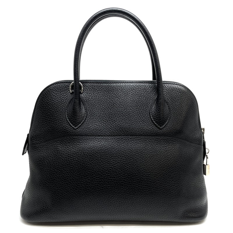 HERMES 헤르메스 Bolide 31 Bolide 31 Torillon Clemence Noir Black Silver Metal Fittings