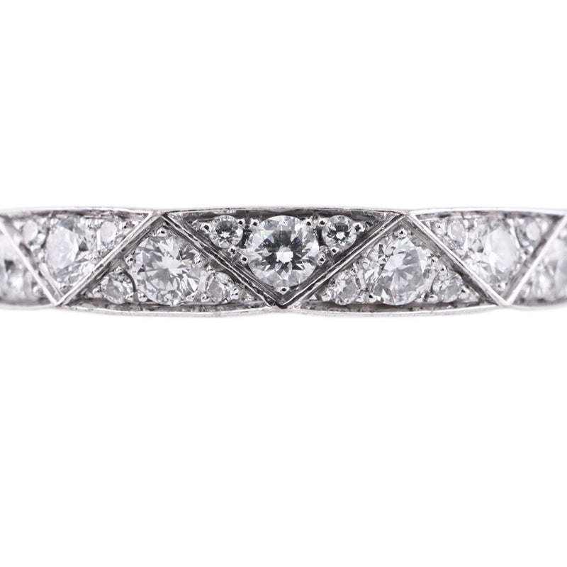 GRAFF Graff Signature Diamond Band Pave Diamond婚礼乐队Lawrence GRAFF 钻石戒指结婚戒指白金