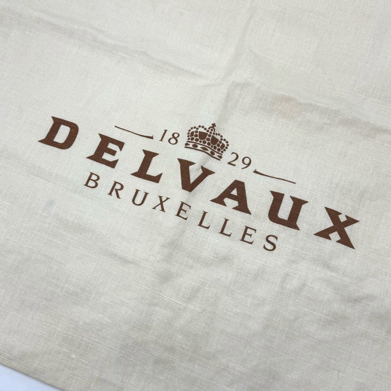 DELVAUX 델 바우 Brillon MM 가방, 토트 백, 가죽, 검은 색, 금 피팅