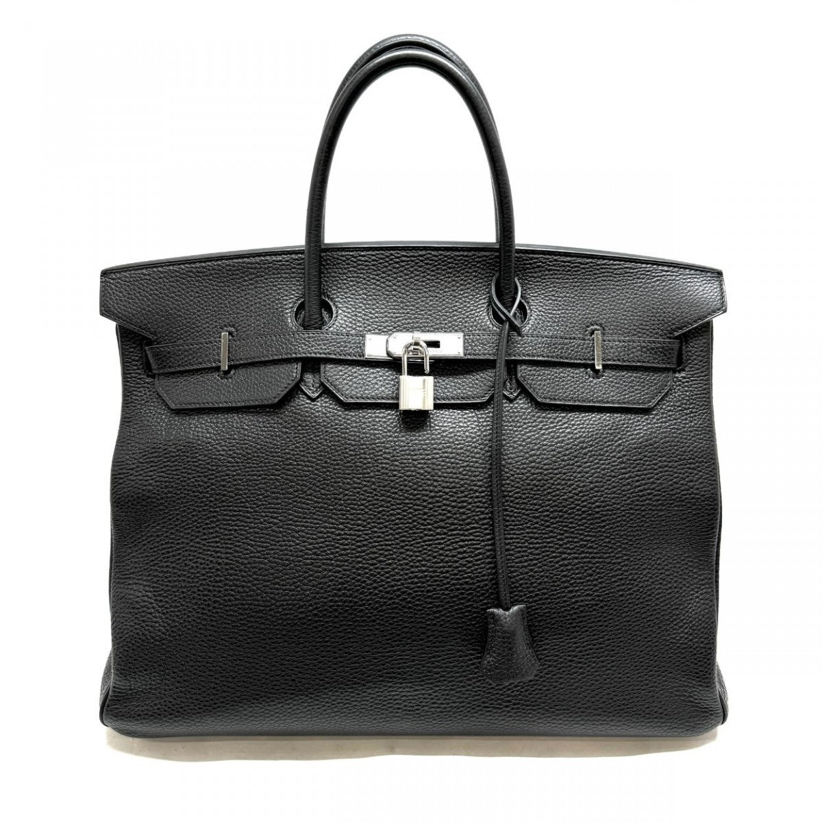 HERMES 헤르메스 Birkin 40 Birkin 40 토트 백 토고 누아 블랙 실버 하드웨어