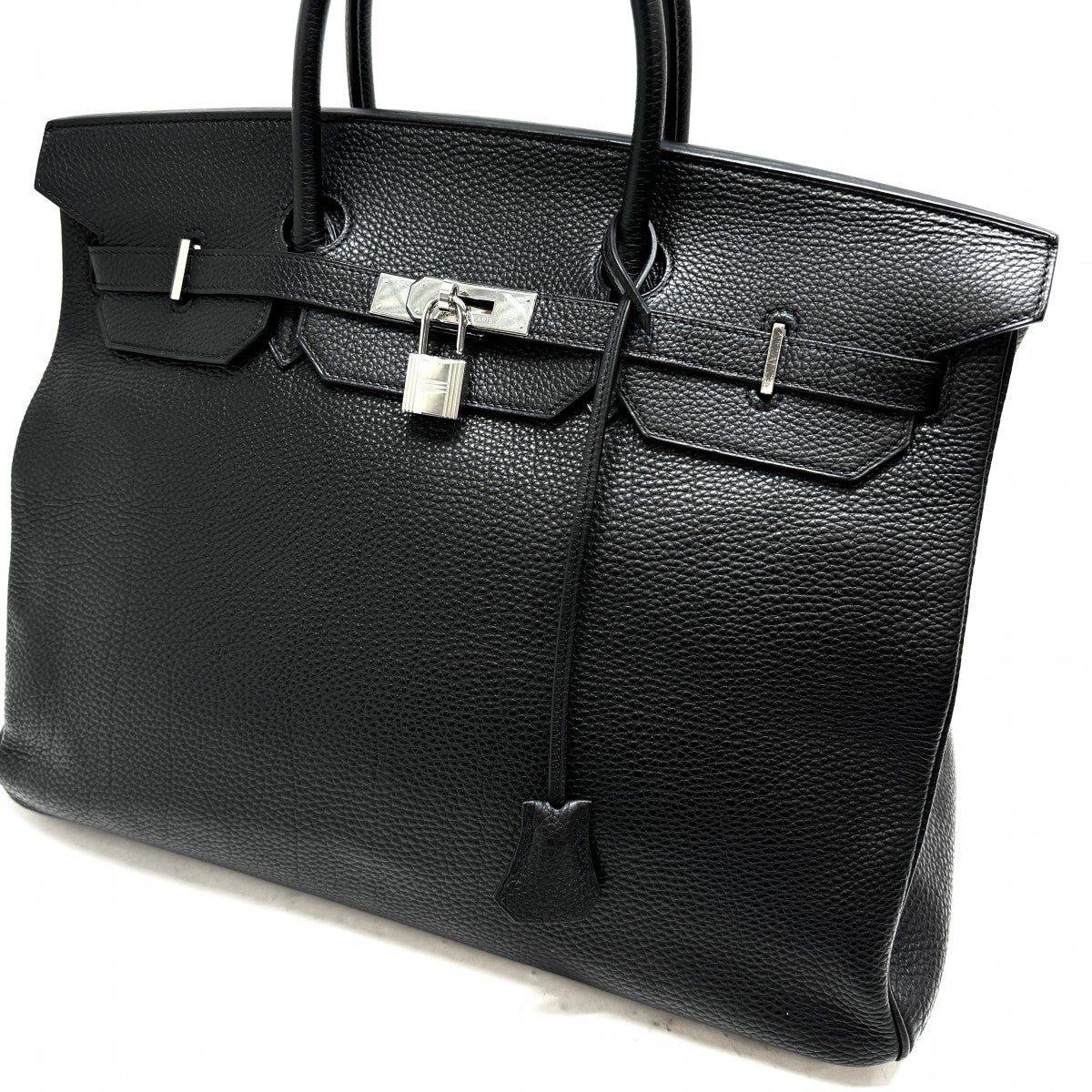 HERMES 헤르메스 Birkin 40 Birkin 40 토트 백 토고 누아 블랙 실버 하드웨어