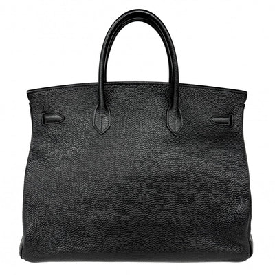 HERMES 헤르메스 Birkin 40 Birkin 40 토트 백 토고 누아 블랙 실버 하드웨어