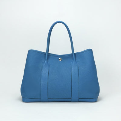 HERMES HERMES Garden party PM Garden party PM Garden Party 36 Garden party Bag Tote Bag Negonda Blue Zanzibar Blue Blue Silver Hardware
