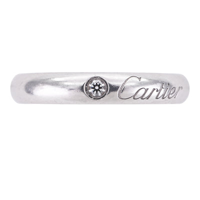 カルティエ Cartier Cドゥカルティエ C ドゥ カルティエ ウェディング リング リング 指輪 Pt950 シルバー 結婚指輪 マリッジリング ダイヤリング プラチナ