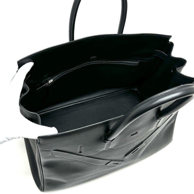 HERMES 爱马仕 Shadow birkin 35 Shadow Birkin 35 Swift Noir黑色银色金属配件VO Swift