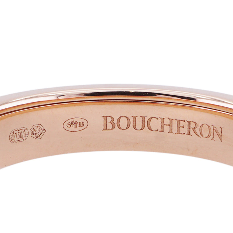 ブシュロン BOUCHERON キャトル クラシック リング ハーフ キャトルリング ピンクゴールド ブラウンPVD quatre classique リング 指輪 750PG キャトル　クラシック