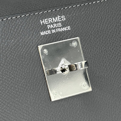 エルメス HERMES ケリー35 ケリー 35 バッグ トートバッグ ショルダーバッグ エプソン グラファイト グレー シルバー金具