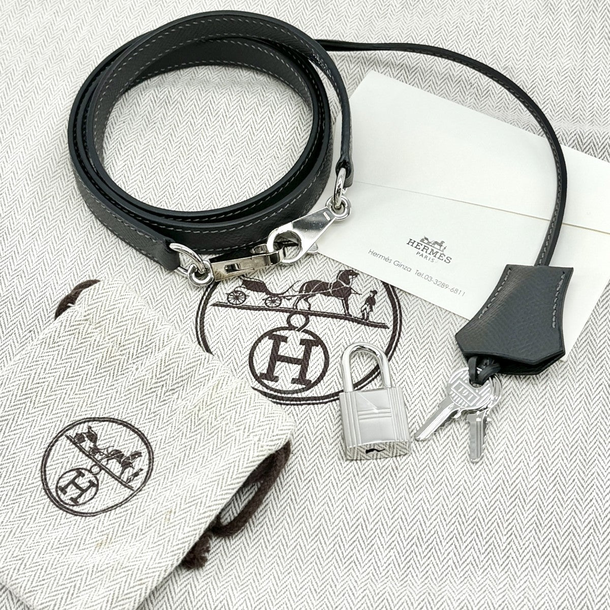 エルメス HERMES ケリー35 ケリー 35 バッグ トートバッグ ショルダーバッグ エプソン グラファイト グレー シルバー金具