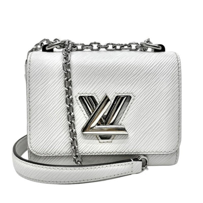 LOUIS VUITTON 路易威登 Twist mini Twist mini 袋子肩袋ePierectic白色银五金链肩袋 Double chain