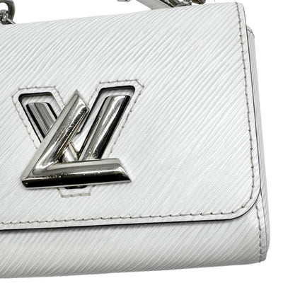 LOUIS VUITTON LOUIS VUITTON Twist mini Twist mini Bag Shoulder Bag Epierectic White Silver Hardware Chain Shoulder Bag Double chain