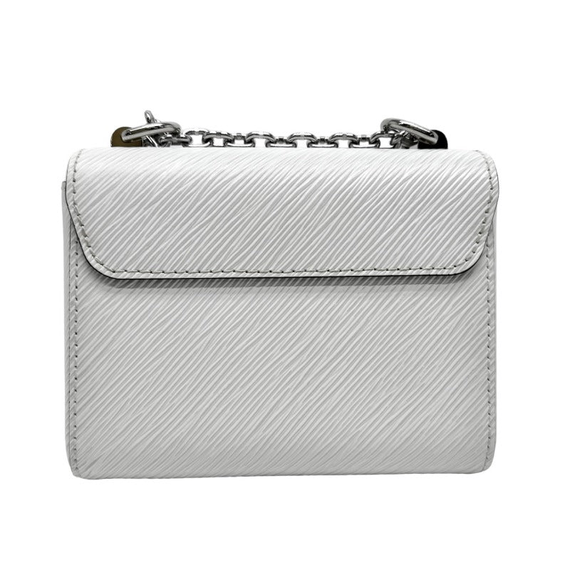 LOUIS VUITTON 路易威登 Twist mini Twist mini Bag 单肩包 Epi 电白色 白银五金链条单肩包 Double chain