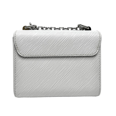 LOUIS VUITTON 路易威登 Twist mini Twist mini Bag 单肩包 Epi 电白色 白银五金链条单肩包 Double chain
