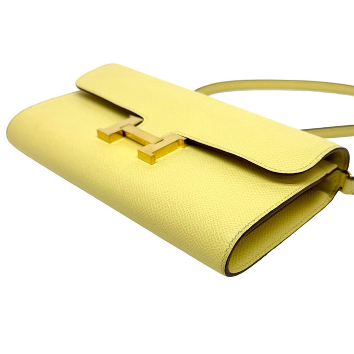 エルメスナップトゥーゴー　ウォレットポーチ　イエロー　ジョーヌ HERMES エルメス ショルダーバック ナップ トゥーゴー ウォレット