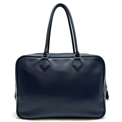 HERMES HERMES Plume 32 Plume 32 Bag, Tote Bag, Reise, Navy, Silver Fittings