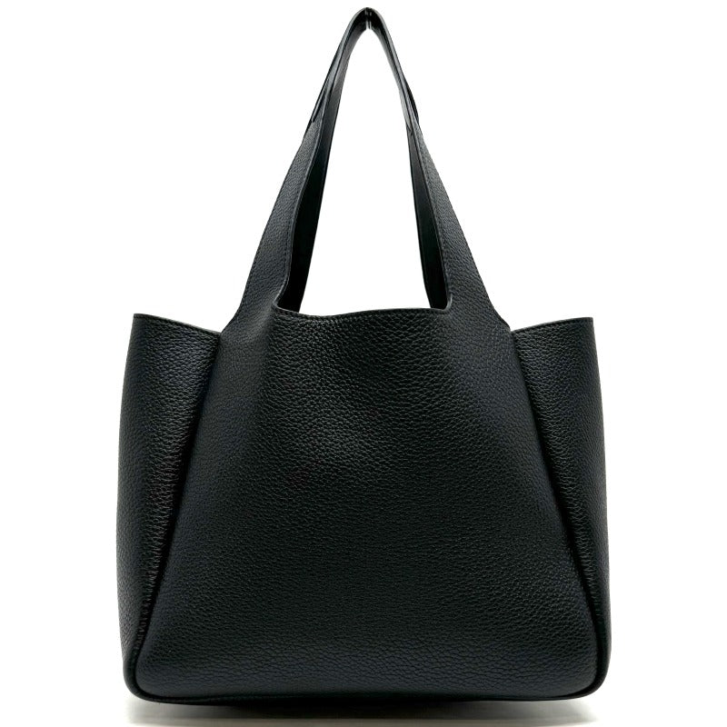 プラダ PRADA バッグ トートバッグ レザー ブラック 黒 シルバー