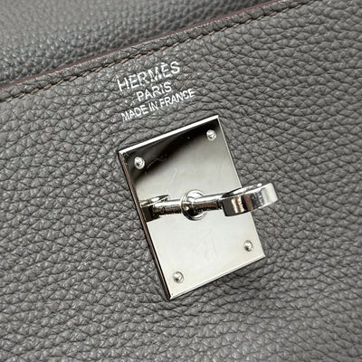 エルメス HERMES ケリー35 ケリー 35 バッグ トートバッグ ショルダーバッグ トゴ エタン グレー シルバー金具