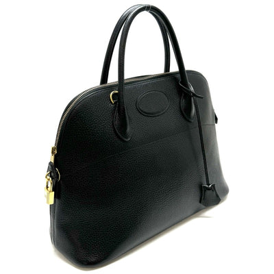 HERMES HERMES Bolide 35 Bolide 35 Bag, tote bag, Ardennes, noir, black, gold fittings Bolide 37