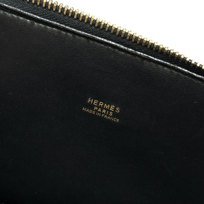 HERMES HERMES Bolide 35 Bolide 35 Bag, tote bag, Ardennes, noir, black, gold fittings Bolide 37