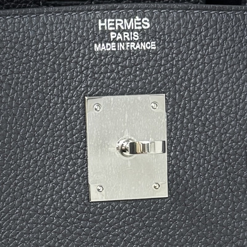 HERMES HERMES Birkin 40 Birkin 40 Bag, Tote Bag, Togo Cavan, Black, Silver Hardware