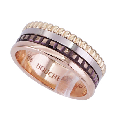 BOUCHERON Boucheron Quatre Classic Ring Small Quatre ring 브라운 퀘이터 클래식 링 옐로우 골드 화이트 골드 핑크 골드 브라운 PVD